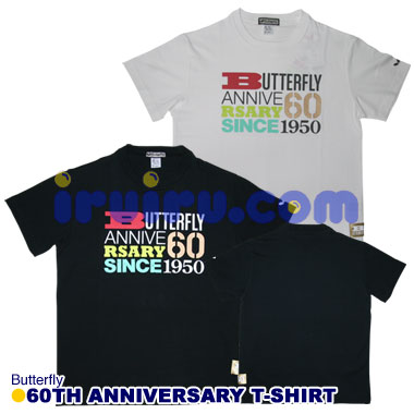 Butterfly/60周年記念TシャツAタイプ Butterfly/60周年記念TシャツAタイプ