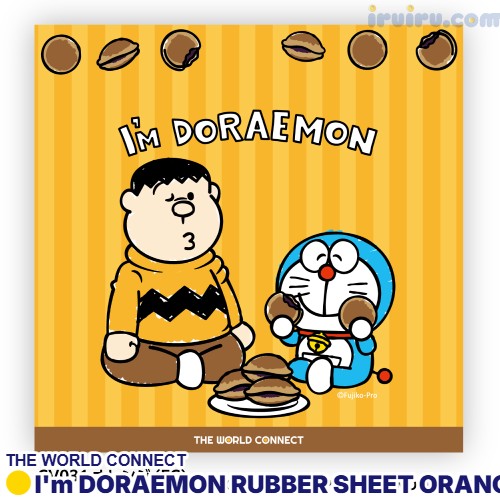 TWC/I'm DORAEMON 吸着ラバーシート オレンジ
