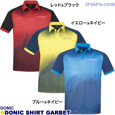 DONIC/DONIC シャツ ガルベット レッドx DONIC/DONIC シャツ ガルベット レッドx