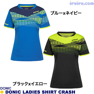 DONIC/DONIC レディースシャツ クラッシュ DONIC/DONIC レディースシャツ クラッシュ