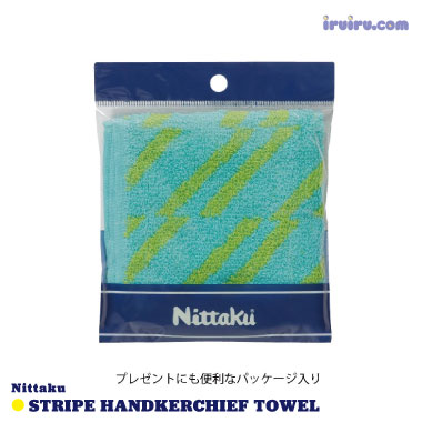 Nittaku/ストライプハンカチタオル Nittaku/ストライプハンカチタオル