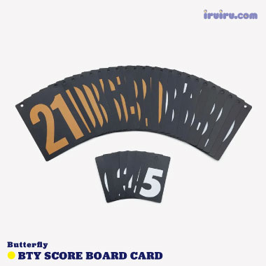 Butterfly/BTY・スコアボード用カード  Butterfly/BTY・スコアボード用カード